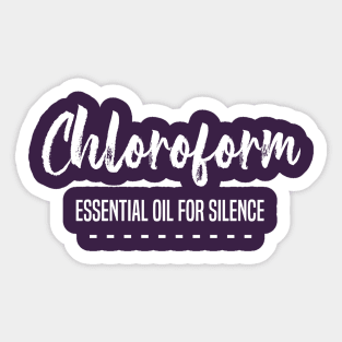 Chloroform Sticker